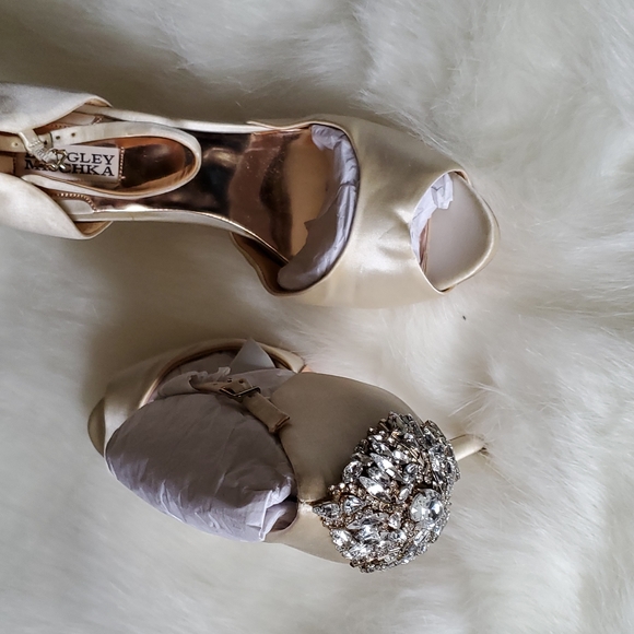 COPY - Badgley Miscka Bridal Shoes - Picture 1 of 2